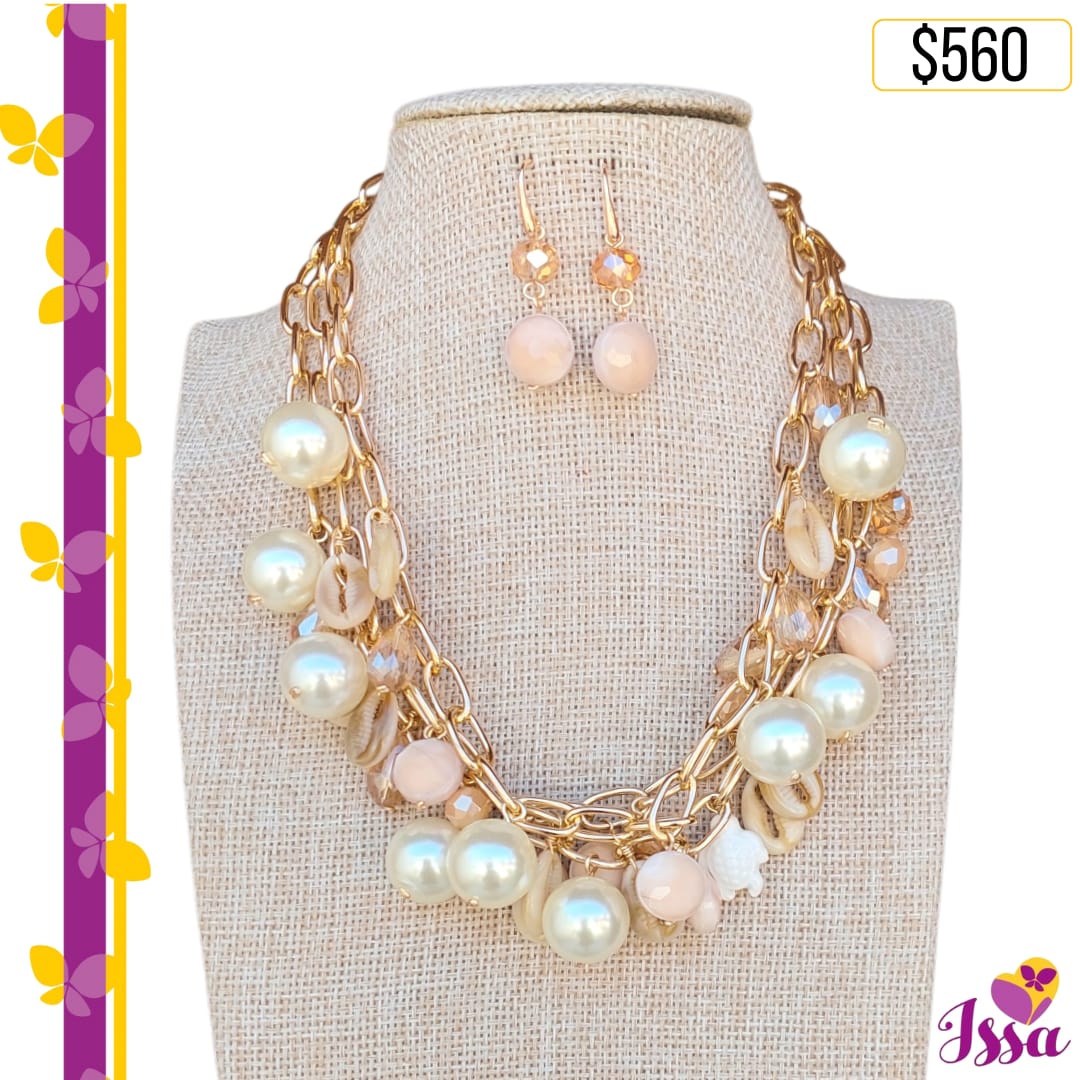 Collar Multiperlas Elegante