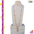 Nuevo! Collar ámbar con corazón + aretes